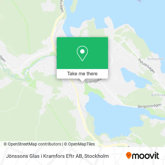 Jönssons Glas i Kramfors Eftr AB map