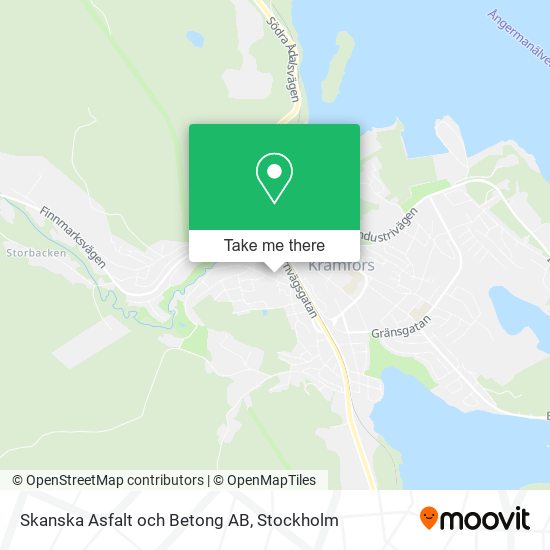 Skanska Asfalt och Betong AB map