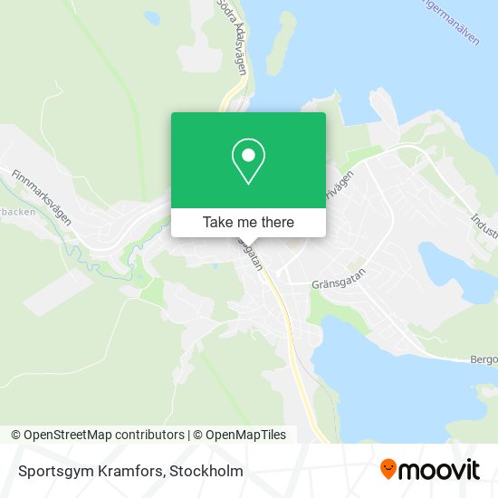 Sportsgym Kramfors map