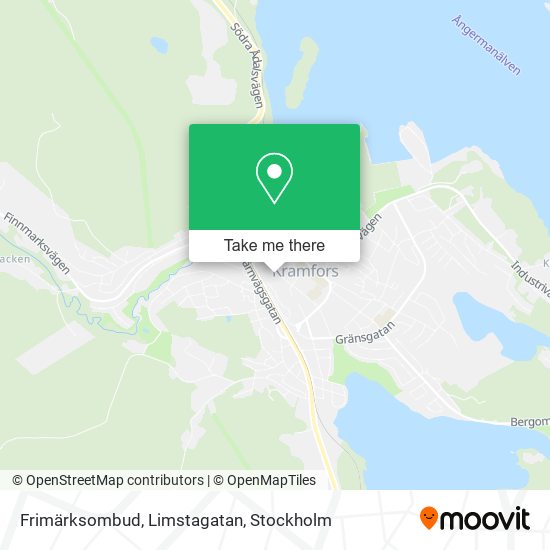 Frimärksombud, Limstagatan map