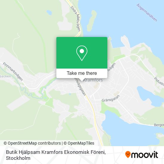 Butik Hjälpsam Kramfors Ekonomisk Föreni map