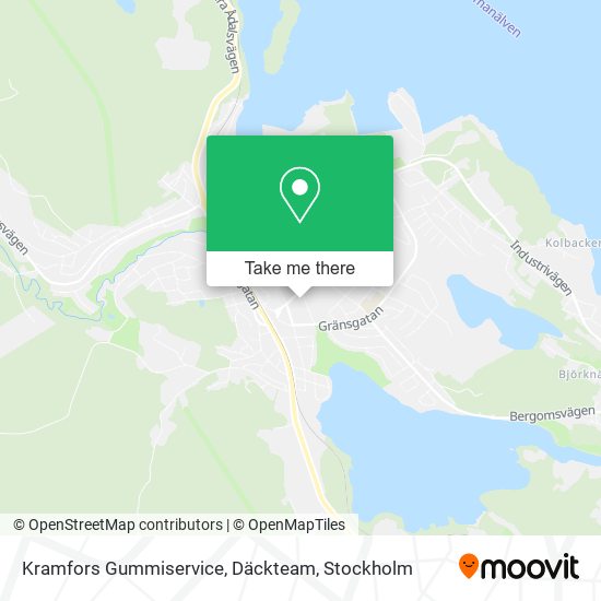 Kramfors Gummiservice, Däckteam map