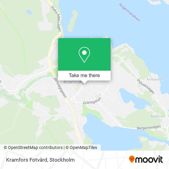 Kramfors Fotvård map