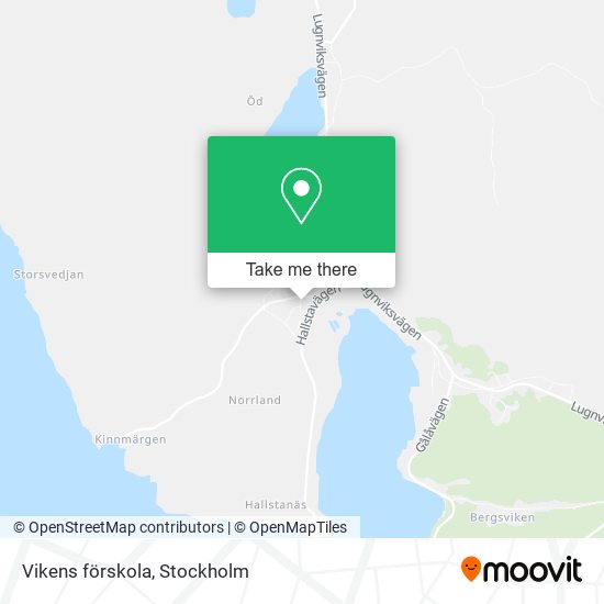Vikens förskola map