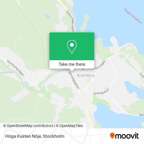 Höga Kusten Nöje map