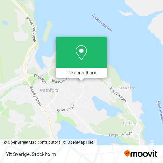 Yit Sverige map