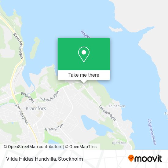 Vilda Hildas Hundvilla map