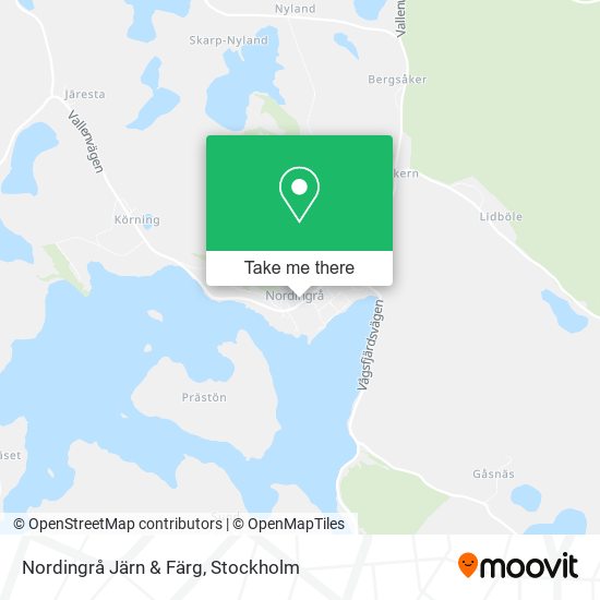 Nordingrå Järn & Färg map