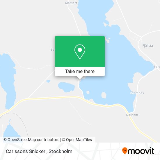 Carlssons Snickeri map