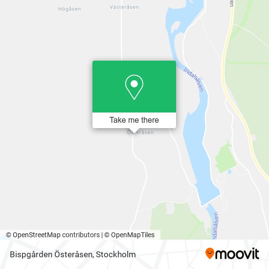 Bispgården Österåsen map