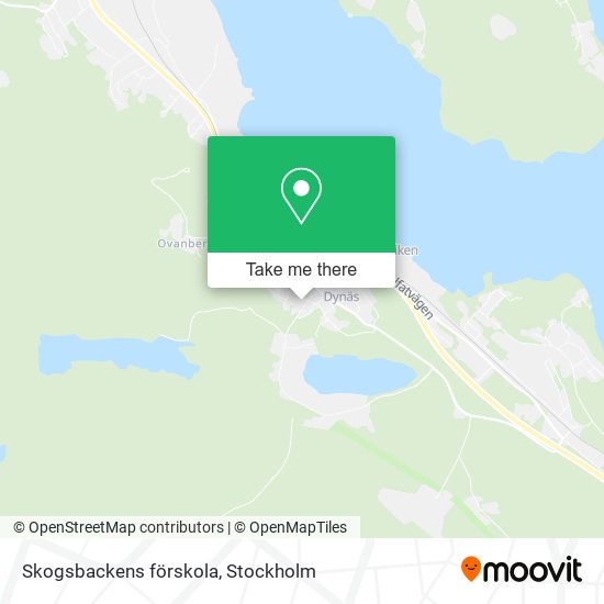 Skogsbackens förskola map