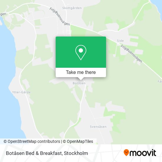 Botåsen Bed & Breakfast map