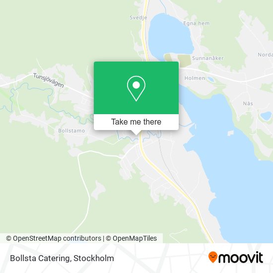 Bollsta Catering map