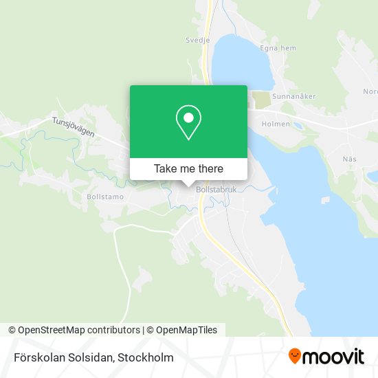 Förskolan Solsidan map