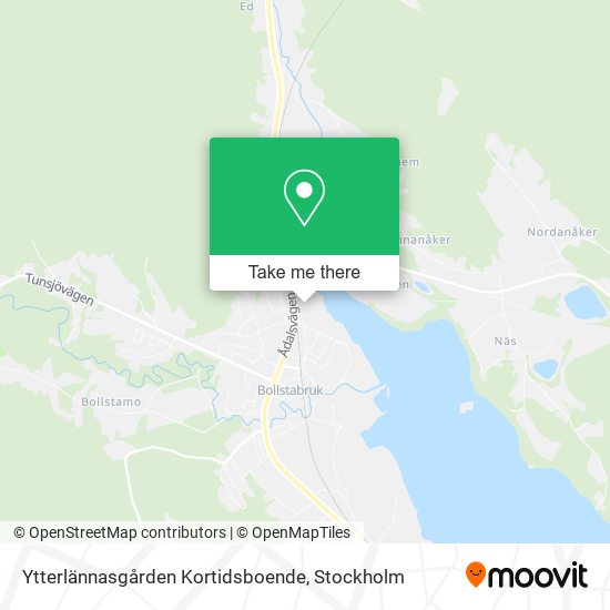 Ytterlännasgården Kortidsboende map