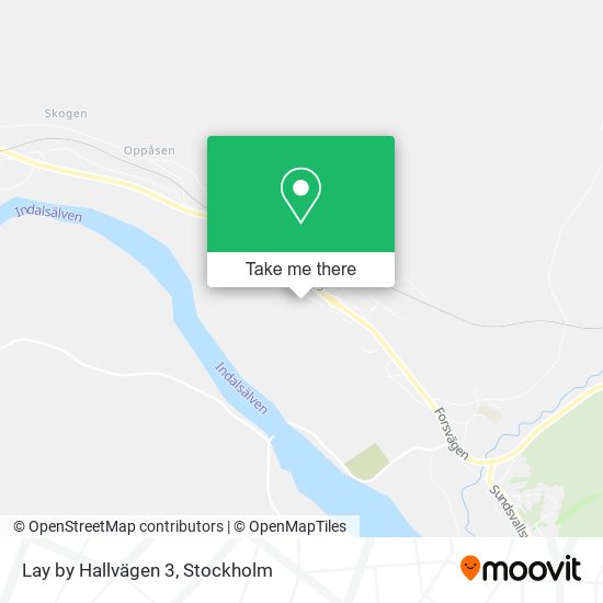 Lay by Hallvägen 3 map