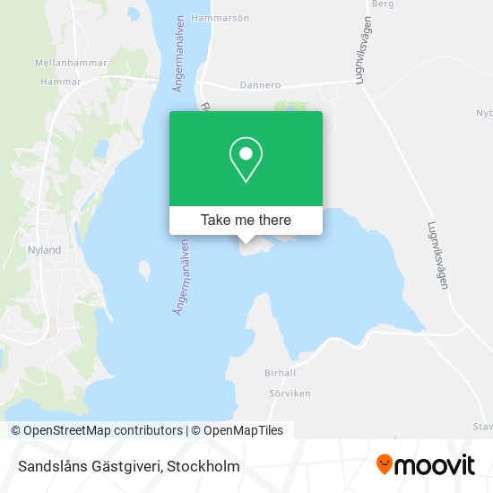 Sandslåns Gästgiveri map
