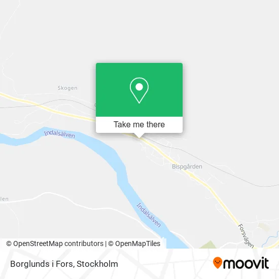 Borglunds i Fors map