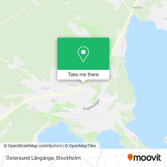 Östersund Långänge map