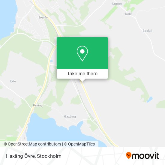 Haxäng Övre map
