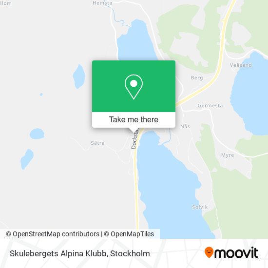 Skulebergets Alpina Klubb map