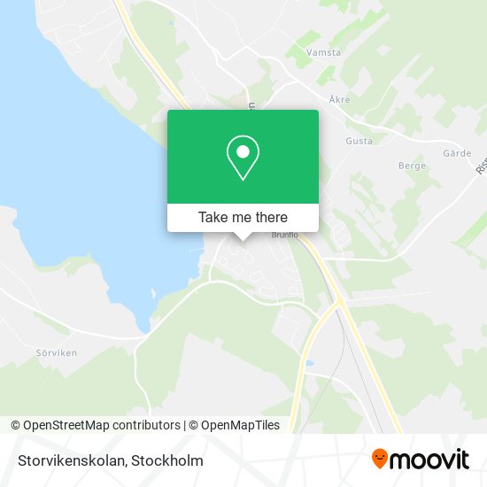 Storvikenskolan map