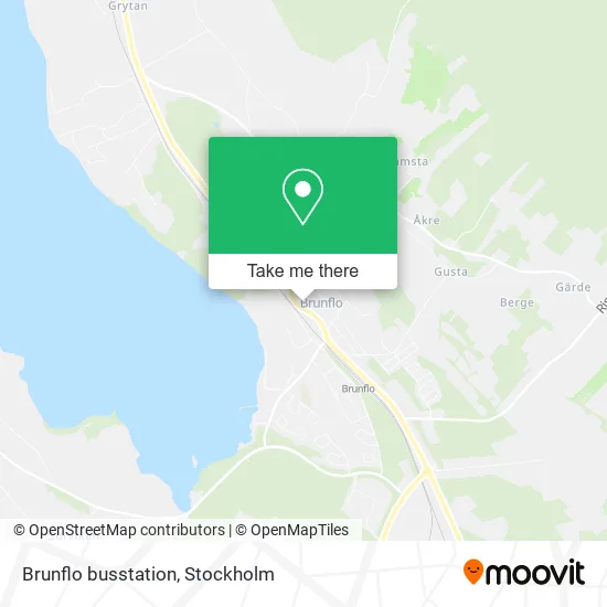 Brunflo busstation map