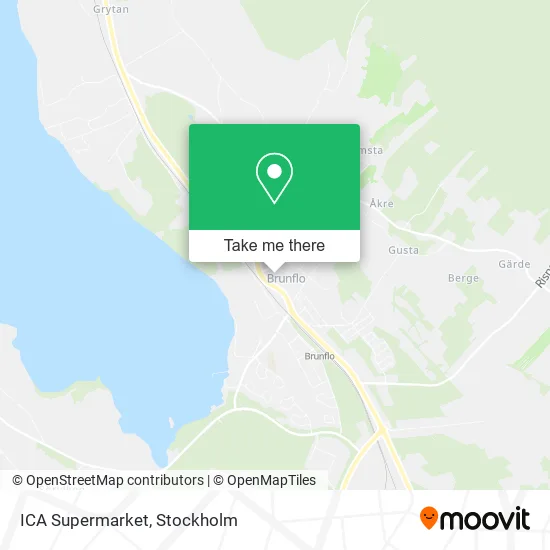 ICA Supermarket map