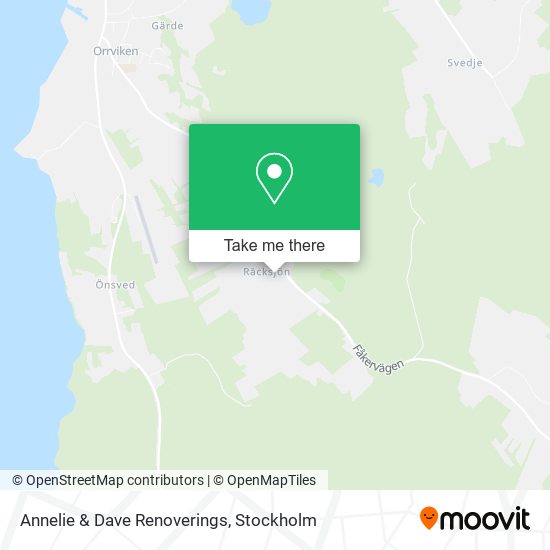 Annelie & Dave Renoverings map