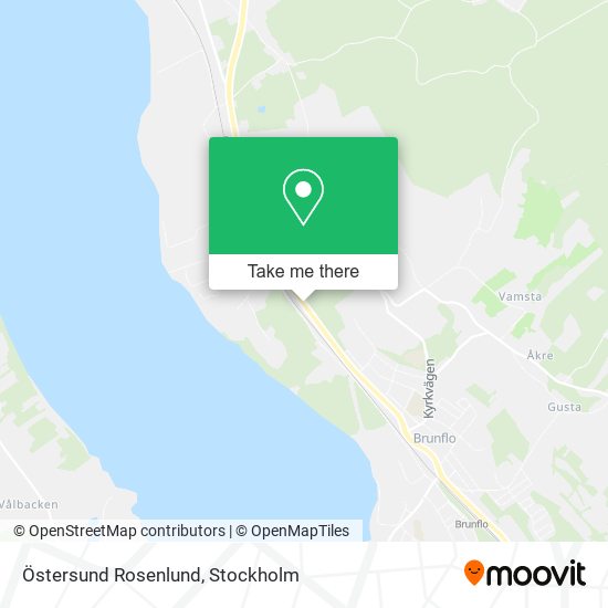 Östersund Rosenlund map