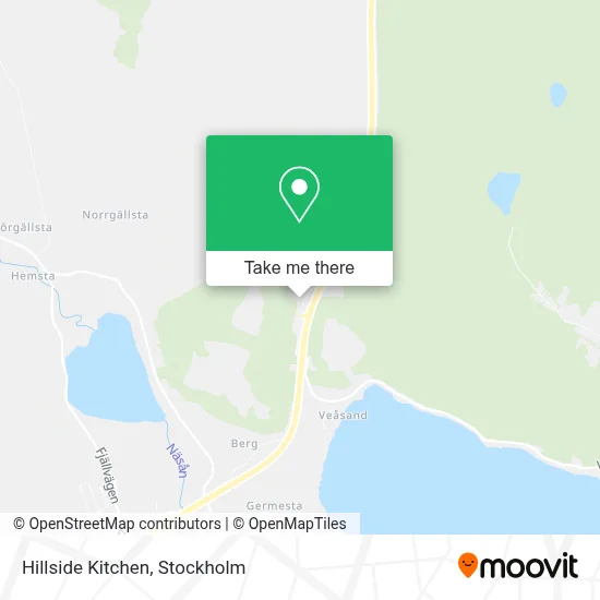 Hillside Kitchen map