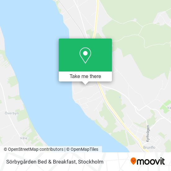 Sörbygården Bed & Breakfast map