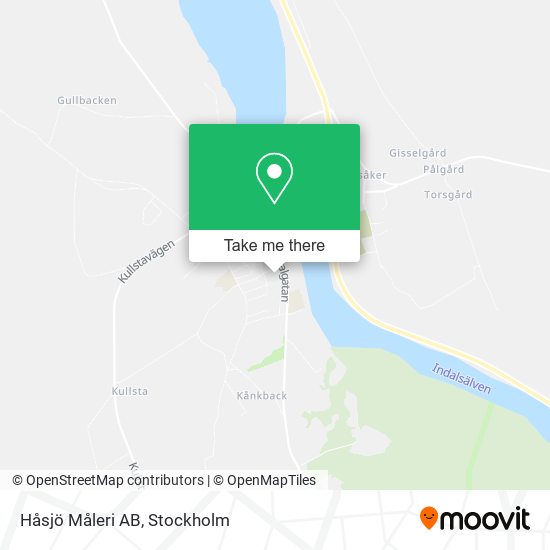 Håsjö Måleri AB map