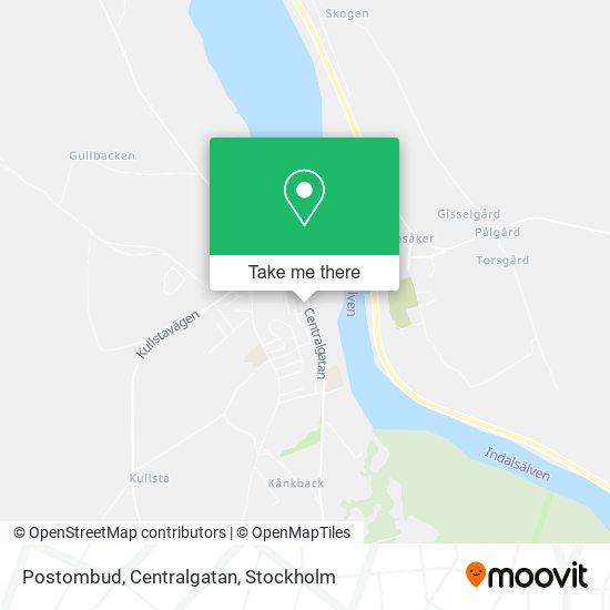 Postombud, Centralgatan map