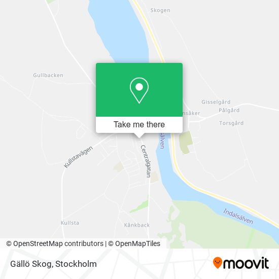 Gällö Skog map