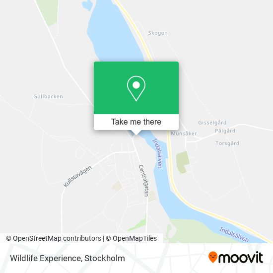 Wildlife Experience map
