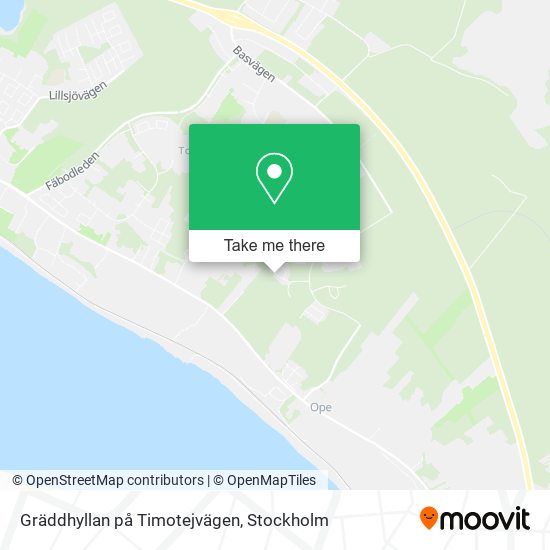 Gräddhyllan på Timotejvägen map