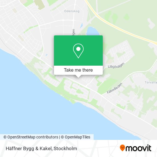 Häffner Bygg & Kakel map