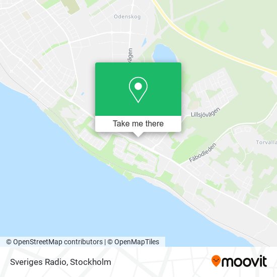 Sveriges Radio map