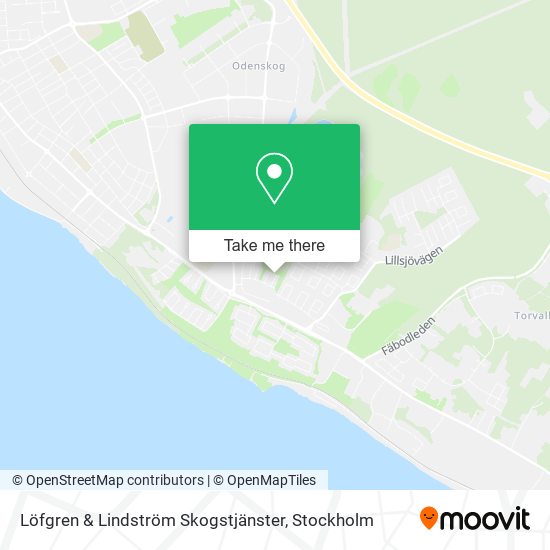 Löfgren & Lindström Skogstjänster map