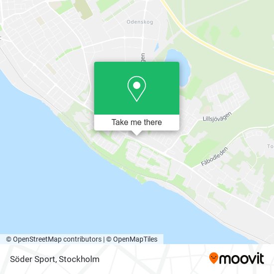 Söder Sport map