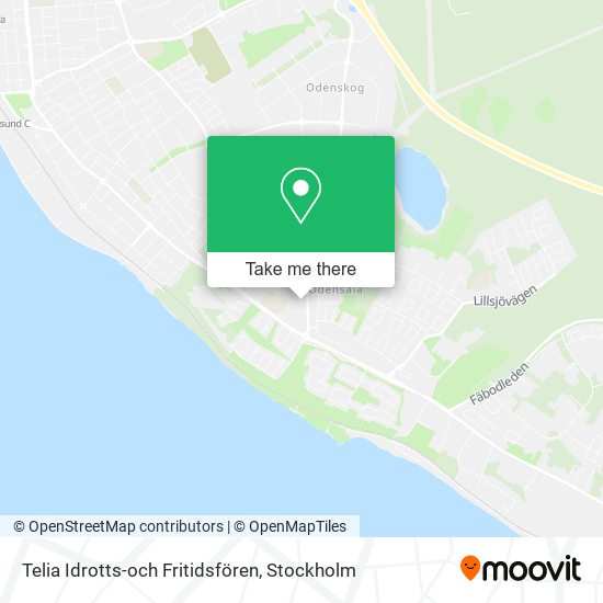 Telia Idrotts-och Fritidsfören map