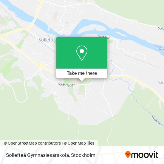 Sollefteå Gymnasiesärskola map