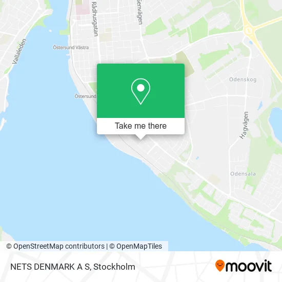 NETS DENMARK A S map