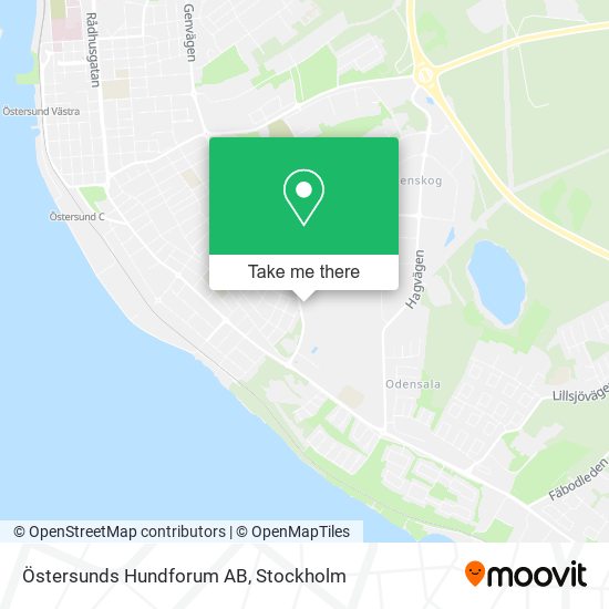 Östersunds Hundforum AB map