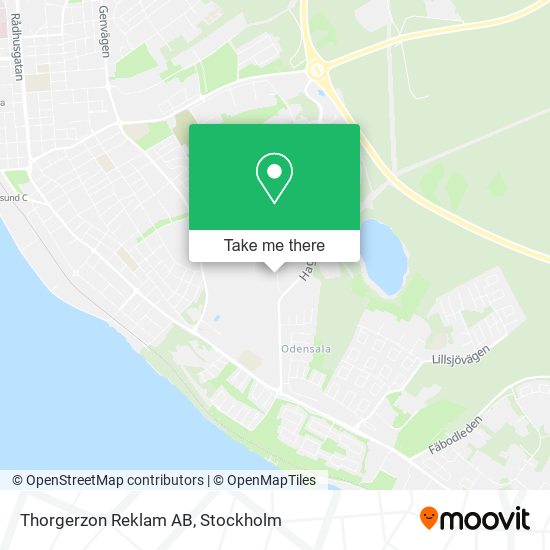 Thorgerzon Reklam AB map