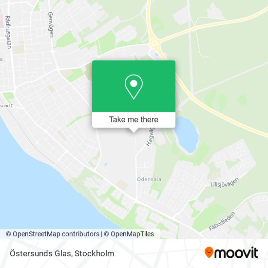 Östersunds Glas map