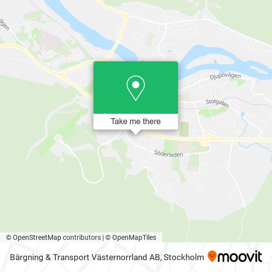 Bärgning & Transport Västernorrland AB map