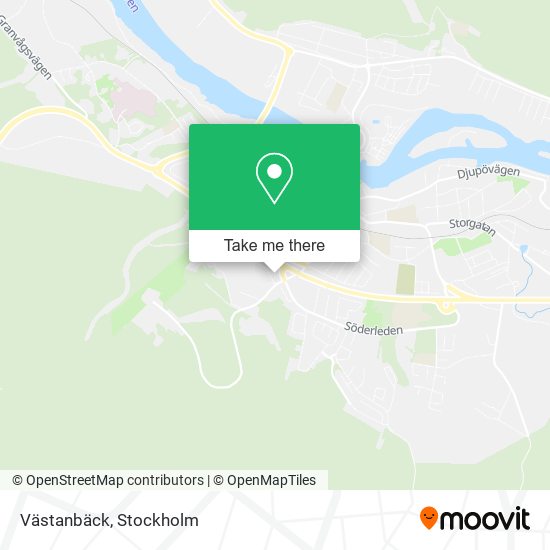 Västanbäck map