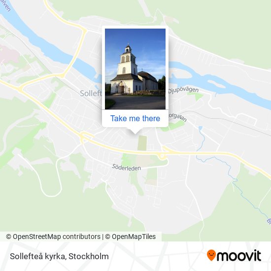 Sollefteå kyrka map